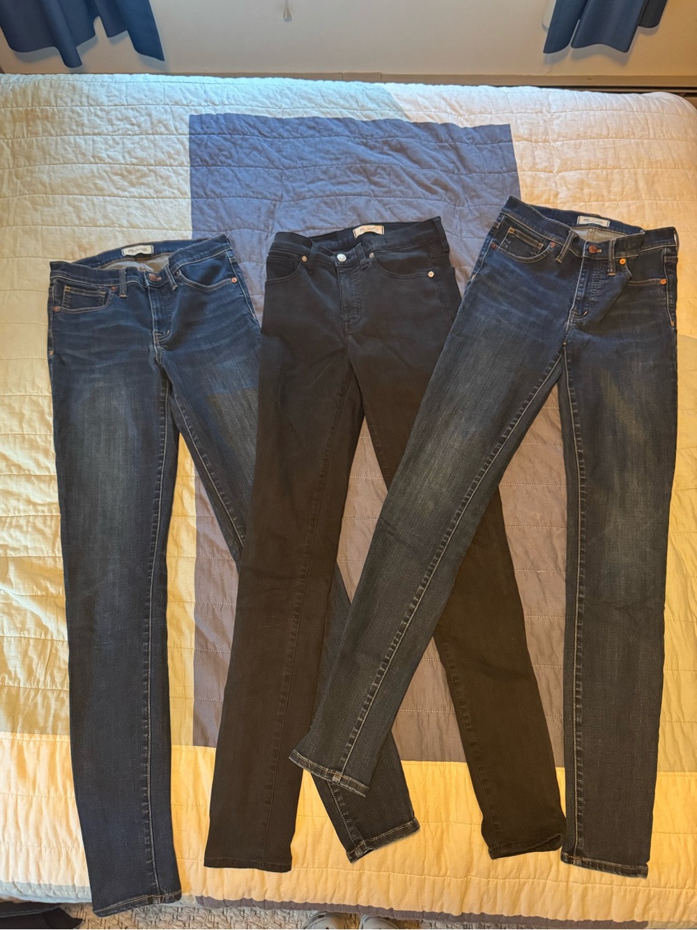 Madewell High-Rise and Mid-Rise Skinny Jean Bundle 27TL